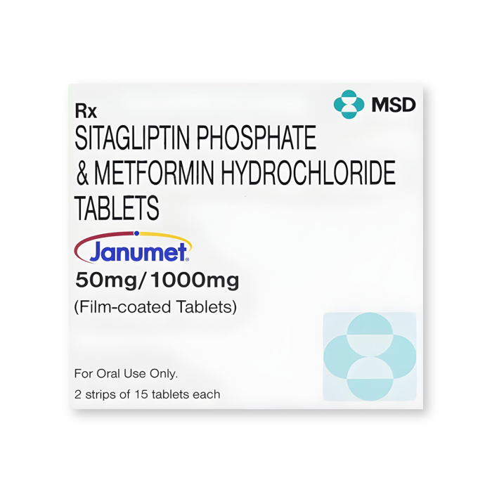 Janumet 50 Mg/1000 Mg Tablet