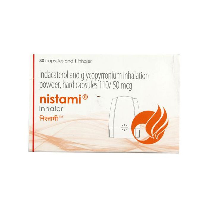 Nistami Inhaler with Indacaterol + Glycopyrrolate