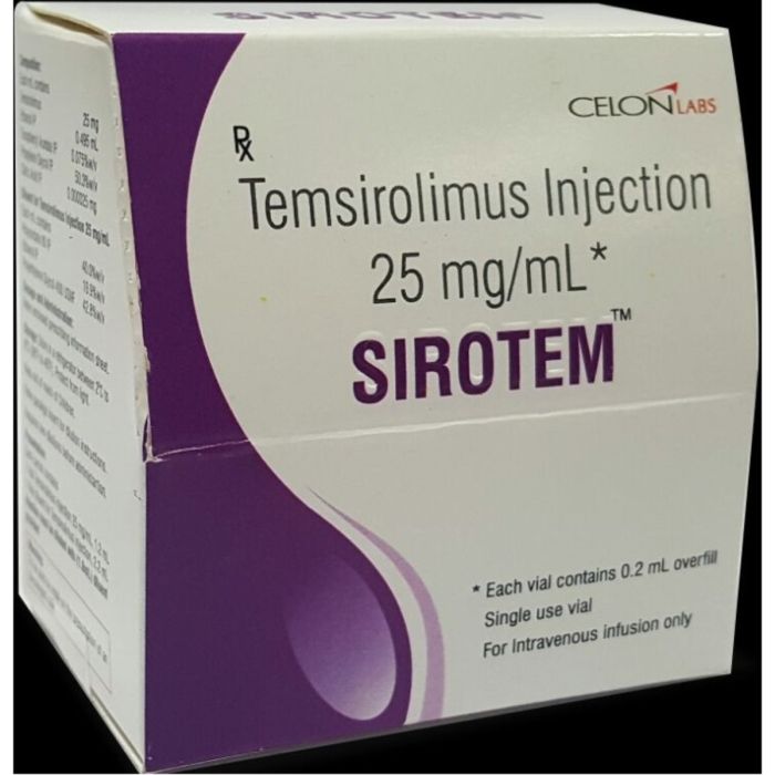 Sirotem 25 Mg/ml Injection with Temsirolimus                 