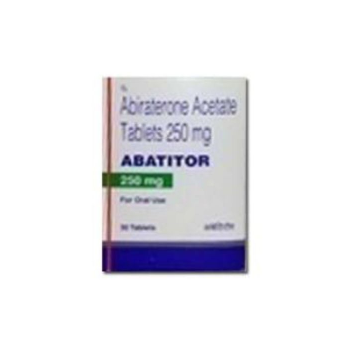 Abatitor 250 Mg Tablet with Abiraterone Acetate