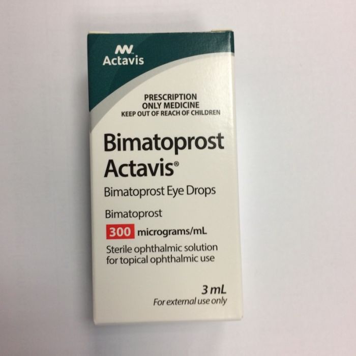 Actavis Bimatoprost 300 Mcg (0.03%) with Bimatoprost Ophthalmic Solution             