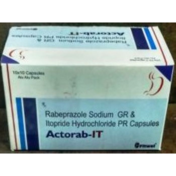 Actorab IT Capsule with Rabeprazolec and Itopride