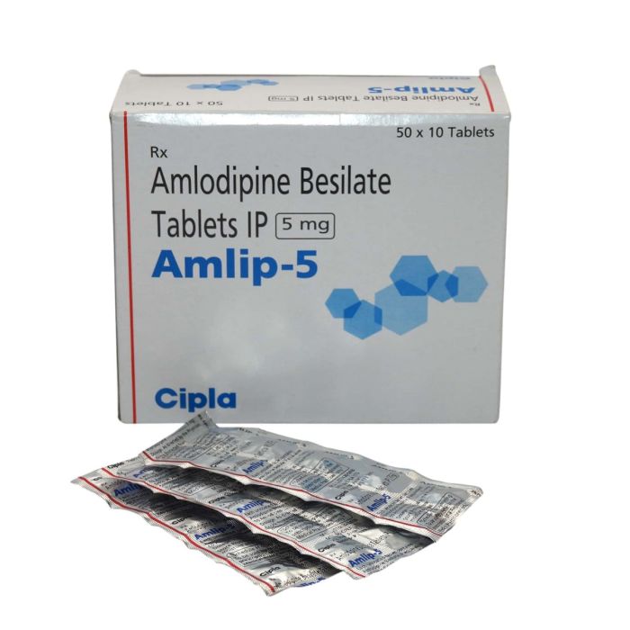 Amlip 5 Mg with Amlodipine