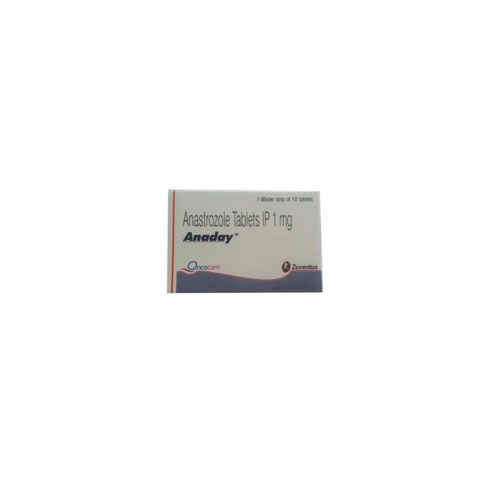 Anaday 1 Mg Tablets with Anastrozole                           
                            