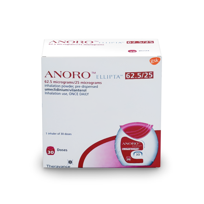 Anoro Ellipta 62.5mcg/25mcg