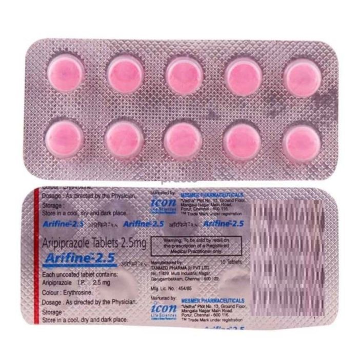 Arifine 2.5 Tablet with Aripiprazole