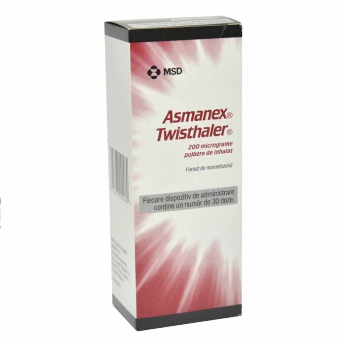 Asmanex Twisthaler 200 Mcg with Mometasone Furoate