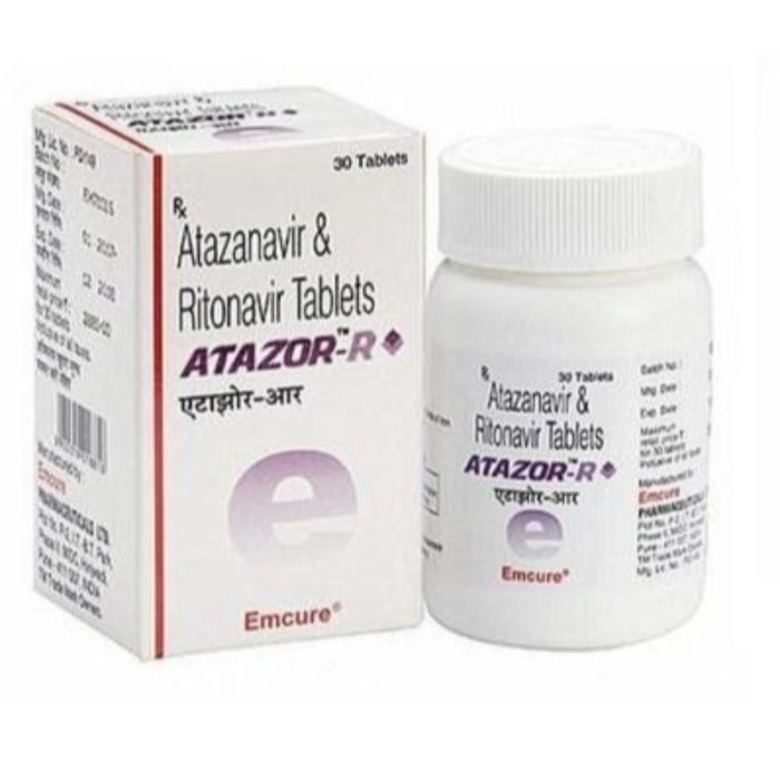 Atazor R 300 Mg-100 Mg Tablet with Atazanavir and Ritonavir