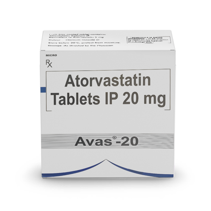 Avas 20 Tablet with Atorvastatin
