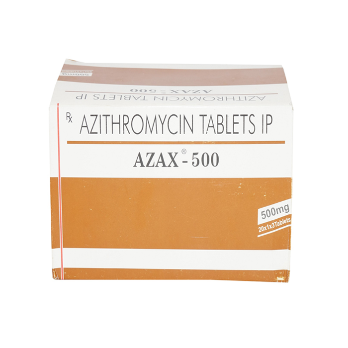 Azax 500 Mg with Azithromycin                 