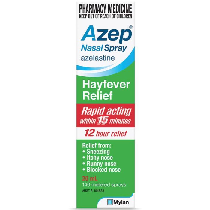 Azep Nasal Spray with Azelastine