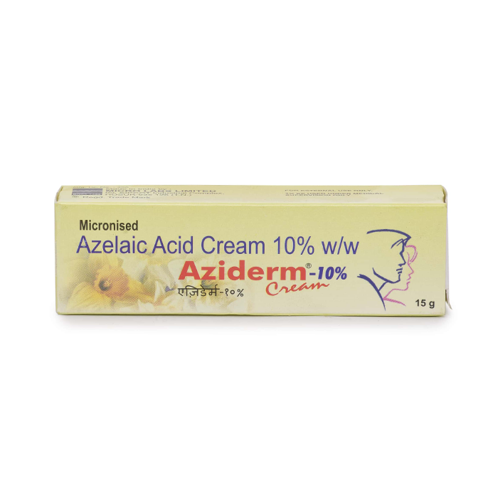 Aziderm Cream 10% (15 Gm) with Azelaic Acid       