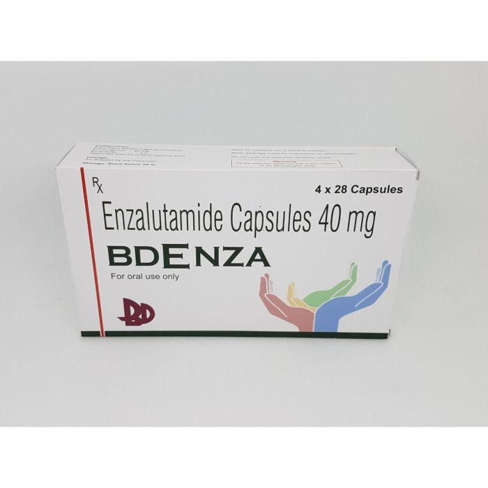 Bdenza 40 Mg Capsules with Enzalutamide