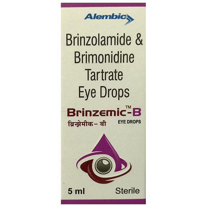 Brinzemic-B Eye Drop with Brinzolamide + Brimonidine