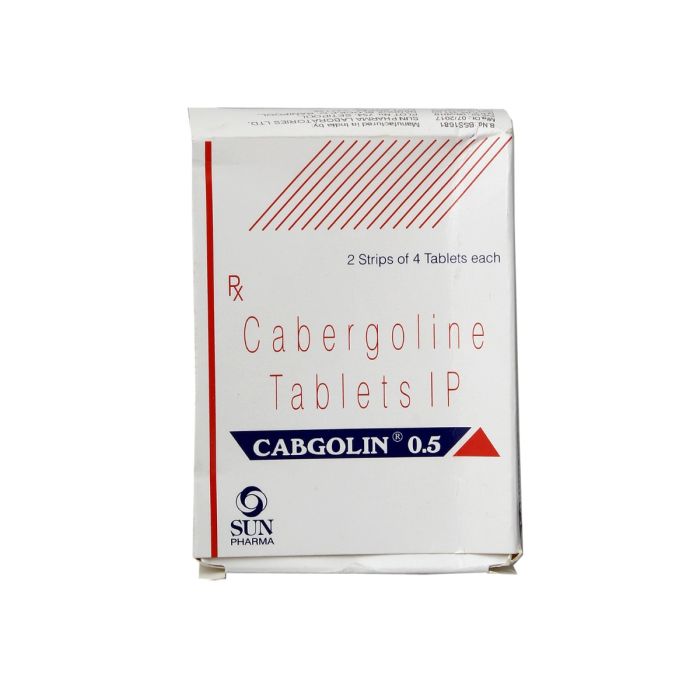 Cabgolin 0.5 Mg with Cabergoline                  