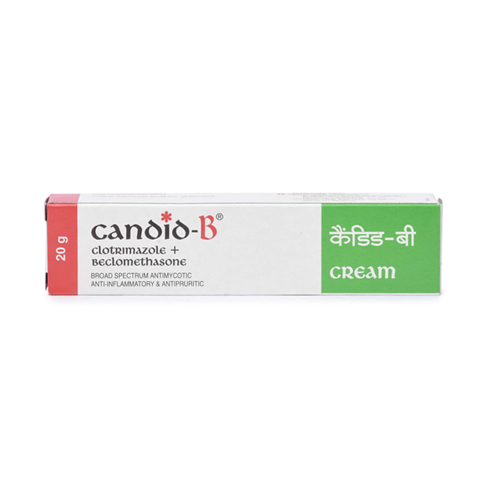 Candid B Cream 20 gm with Beclometasone Topical and Clotrimazole Topical
