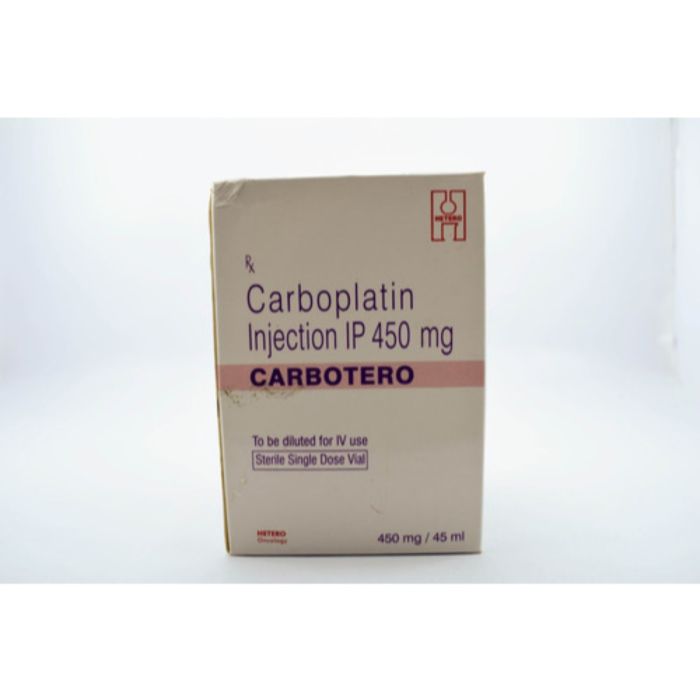 Carbotero 450 Mg Injection with Carboplatin