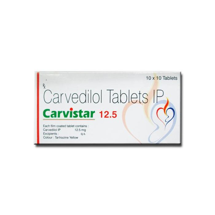 Carvistar 12.5 Tablet with Carvedilol