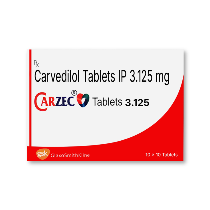 Carzec 3.125 Tablet with Carvedilol