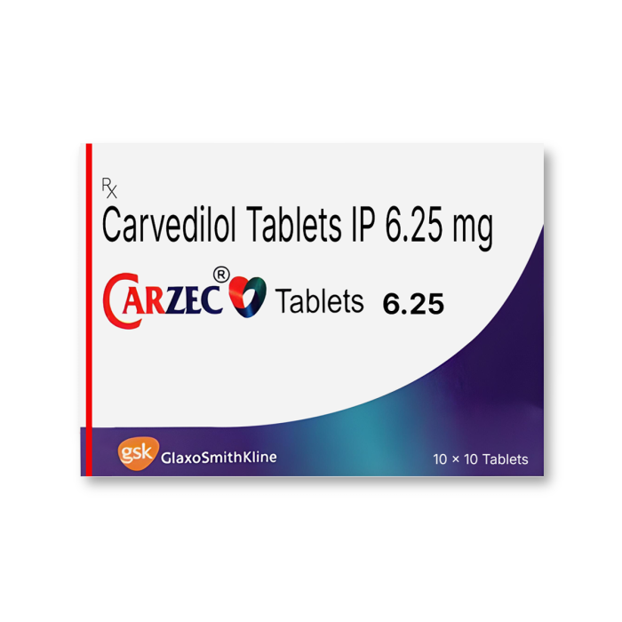 Carzec 6.25 Tablet with Carvedilol