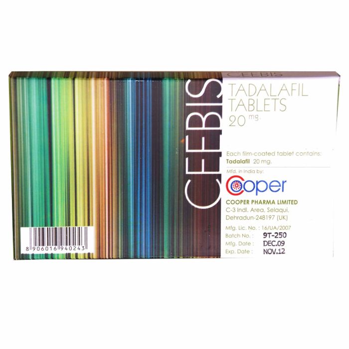 Ceebis 20 Mg with Tadalafil                         