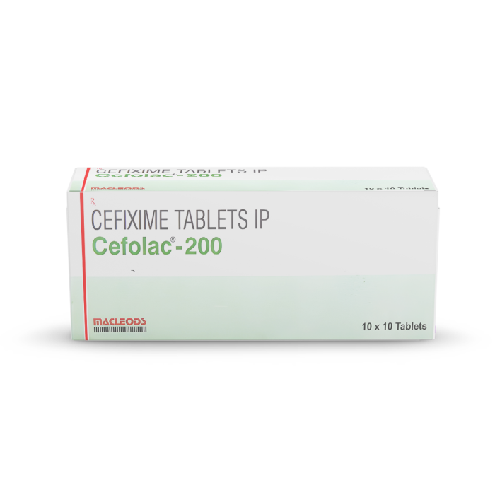 Cefolac 200 Tablet with Cefixime