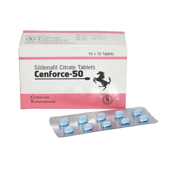 Cenforce 50 Mg with Sildenafil Citrate           