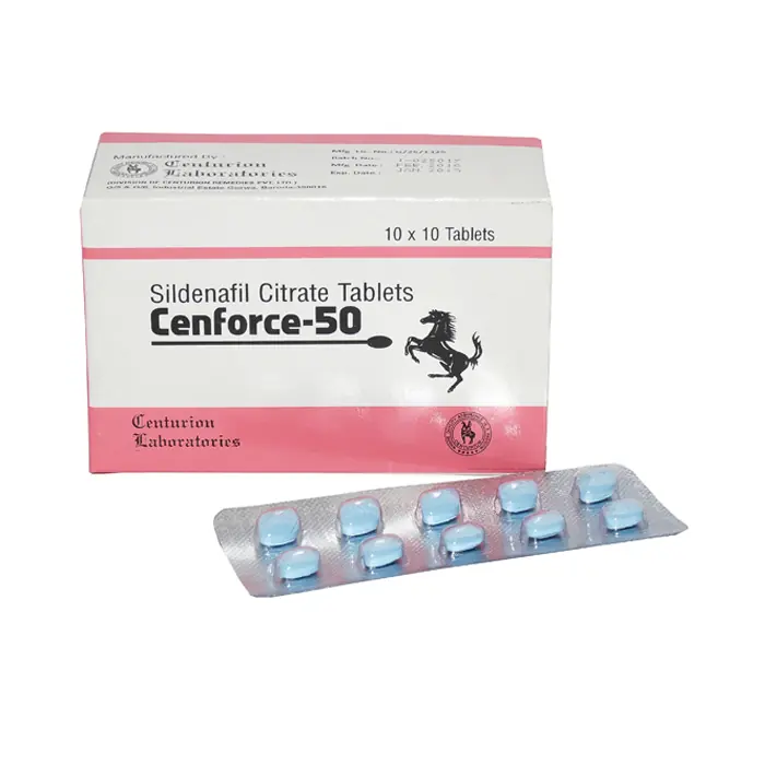 Cenforce 50 Mg with Sildenafil Citrate           