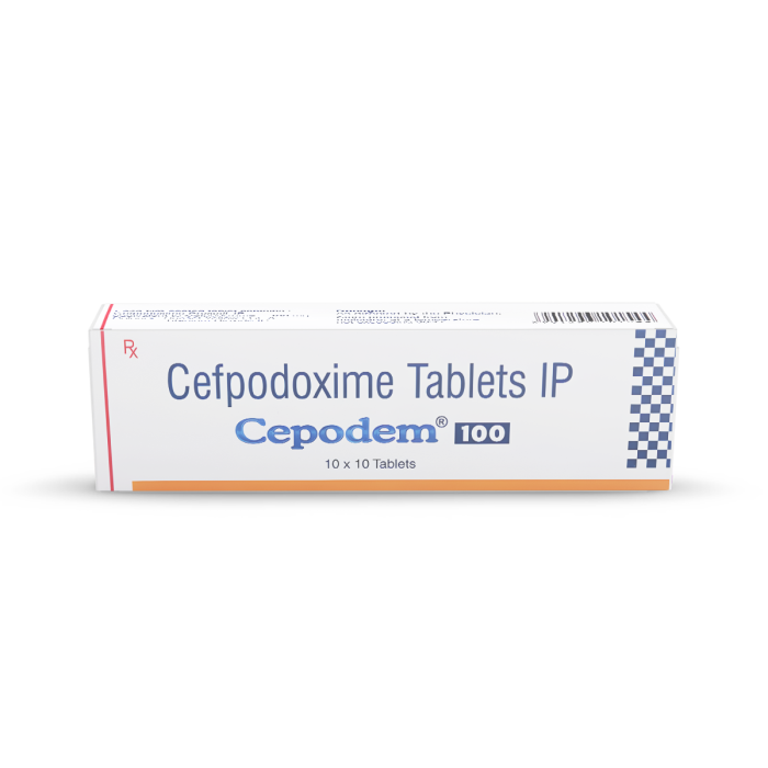 Cepodem 100 Mg Tablet