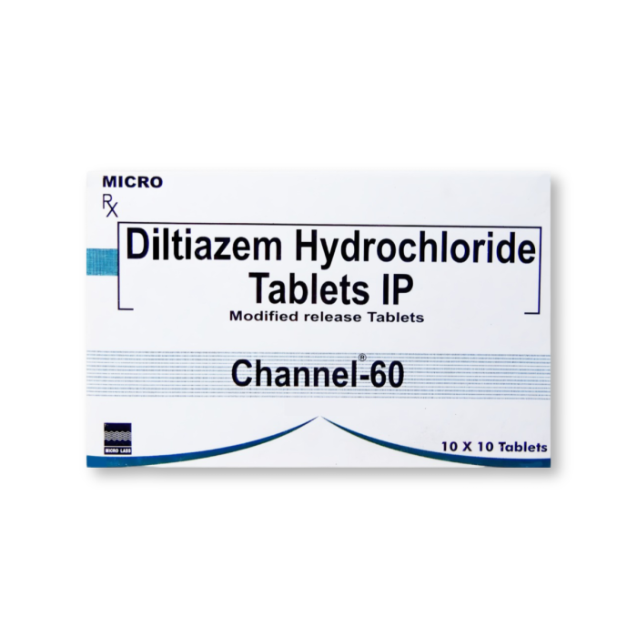 Channel 60mg Tablet with Diltiazem