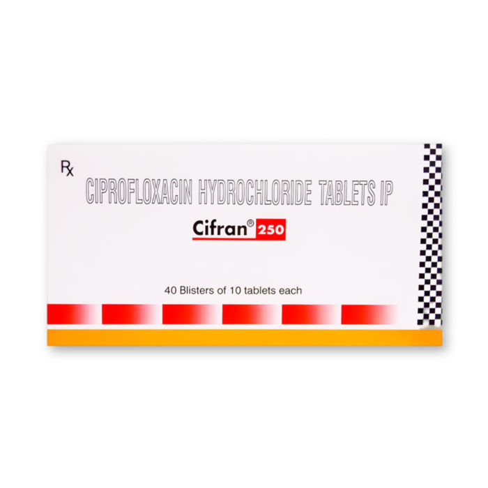 Cifran 250 Tablet with Ciprofloxacin