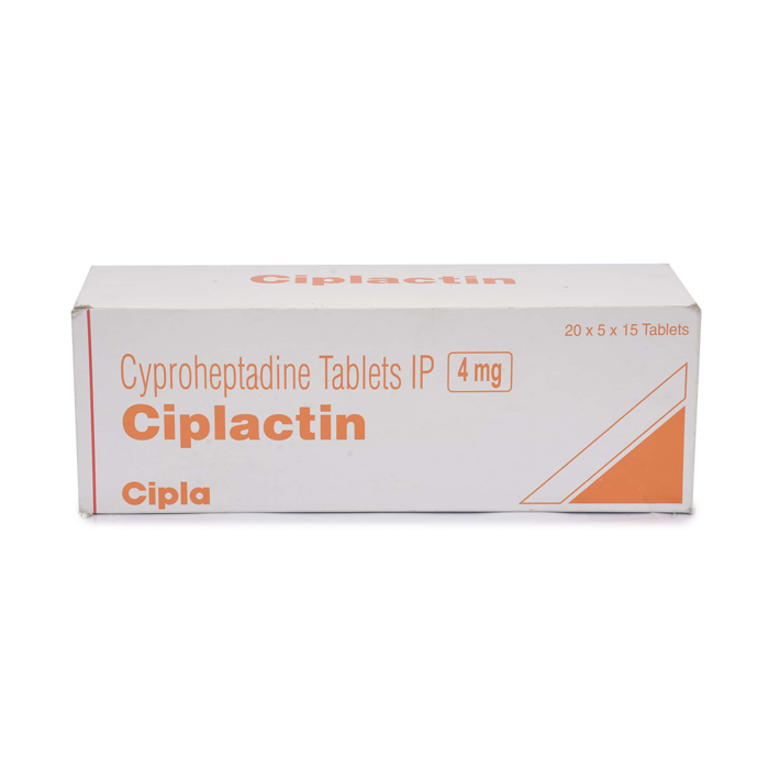 Ciplactin 4 Mg with Cyproheptadine                 