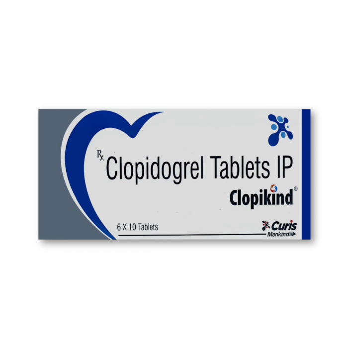 Clopikind Tablet with Clopidogrel
                            
