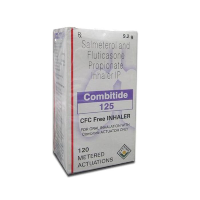 Combitide 25 Mcg/125 Mcg Inhaler with Salmeterol and Fluticasone Propionate            