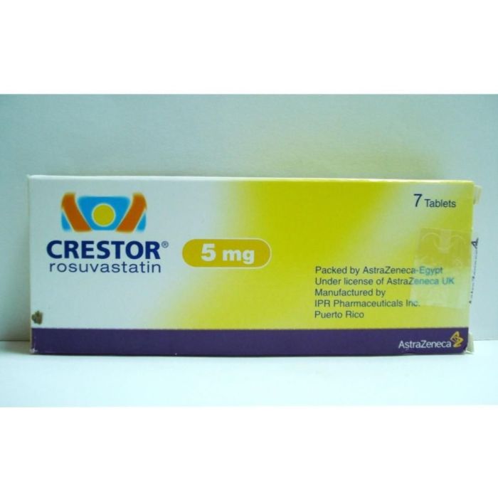 Crestor 5 Mg Tablet with Rosuvastatin