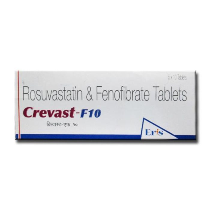 Crevast-F 10 Tablet with Fenofibrate and Rosuvastatin