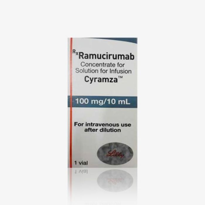 Cyramza 100 Mg/10 ml Injection with Ramucirumab    