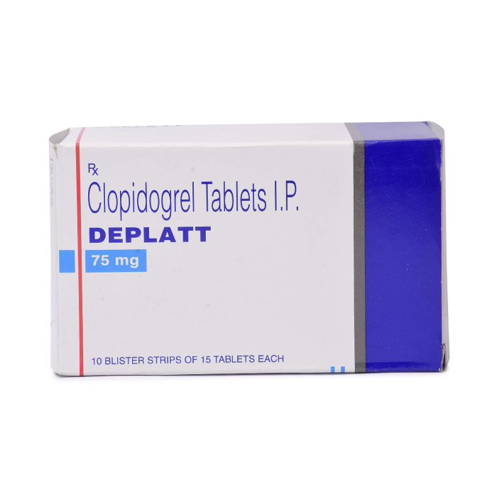 Deplatt 75 Mg with Clopidogrel                     
