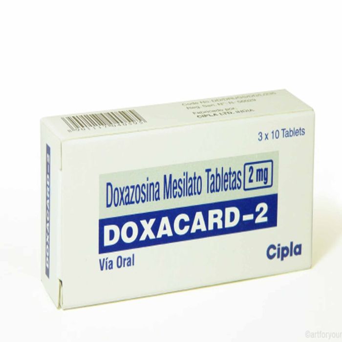 Doxacard  2 Mg with Doxazosin Mesylate                   