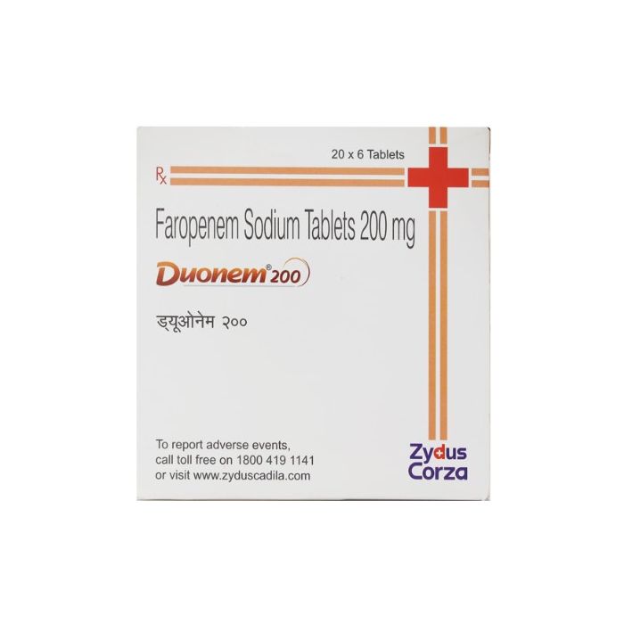 Duonem 200 Tablet with Faropenem