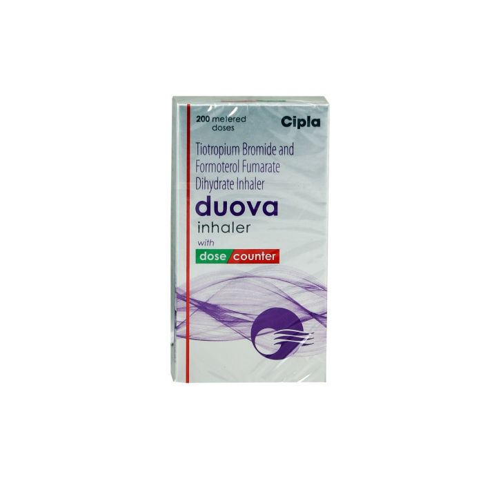 Duova-Inhaler-9-mcg + 6-mcg with Tiotropium Bromide and Formoterol Fumarate