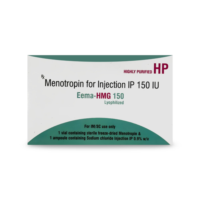 Eema Hmg 150 IU Injection with Menotrophin