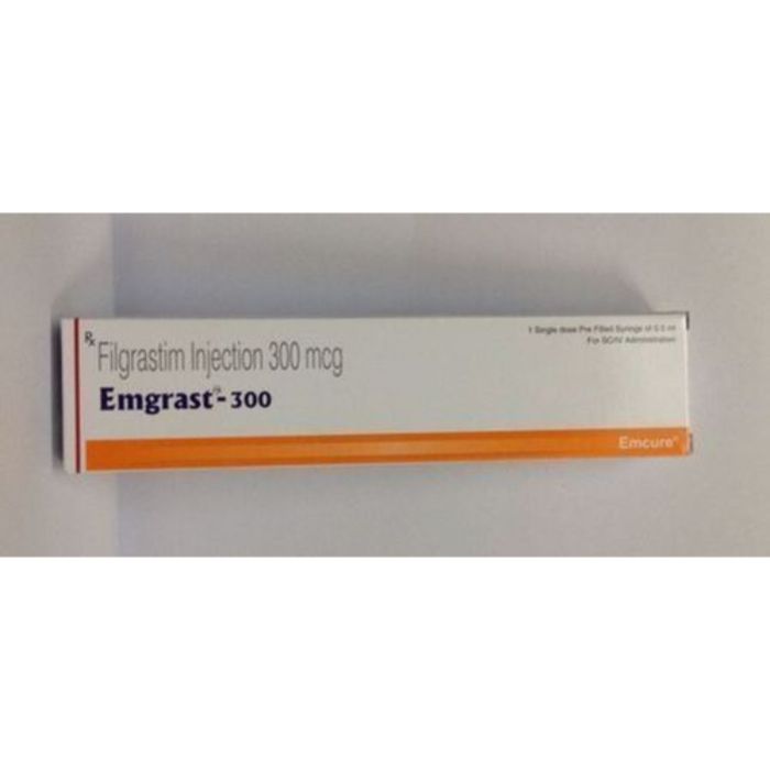 EMgrast 300 Mcg Injection with Filgrastim