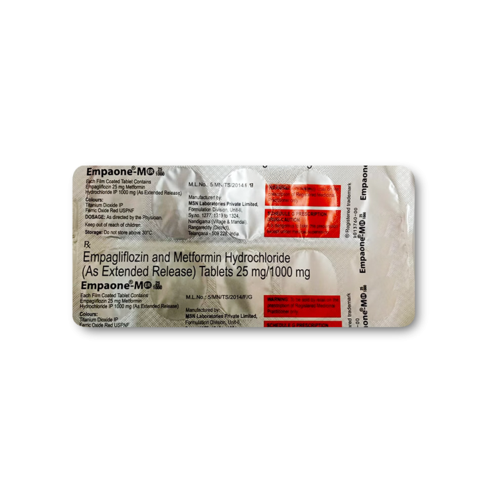 Empaone-M ER 25/1000 Tablets
