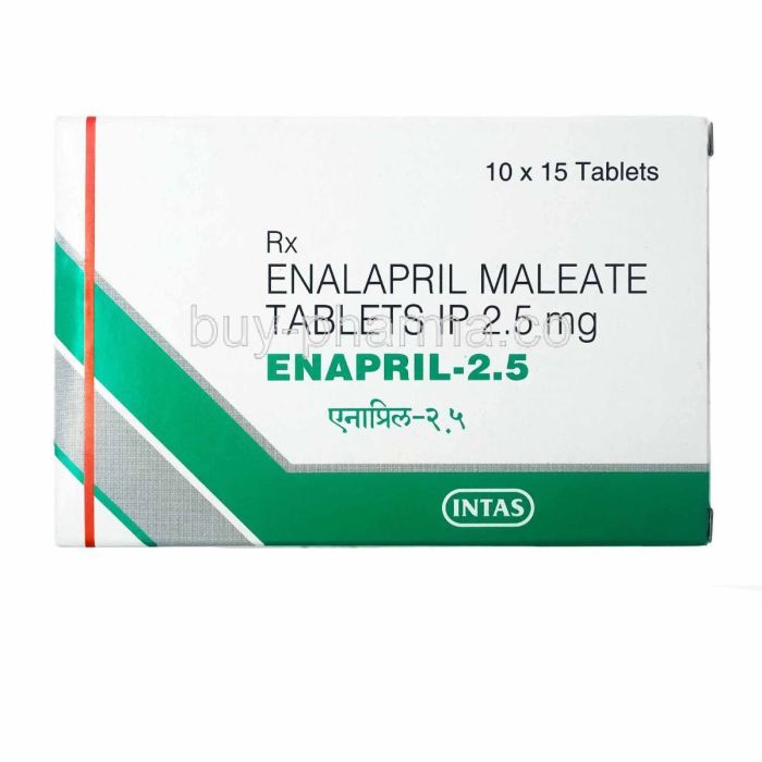 Enapril 2.5 Mg with Enalapril                    