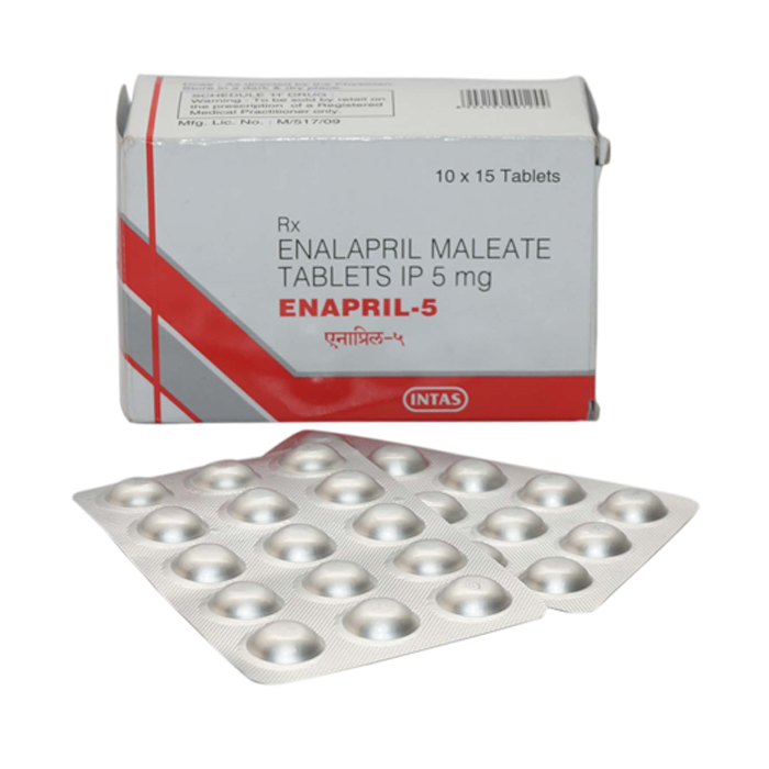 Enapril 5 Mg Tablet with Enalapril                          
                            