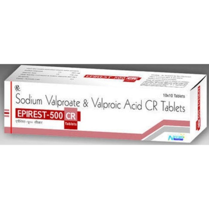 Epirest 500Mg Tablet CR with Sodium Valproate and Valproic Acid