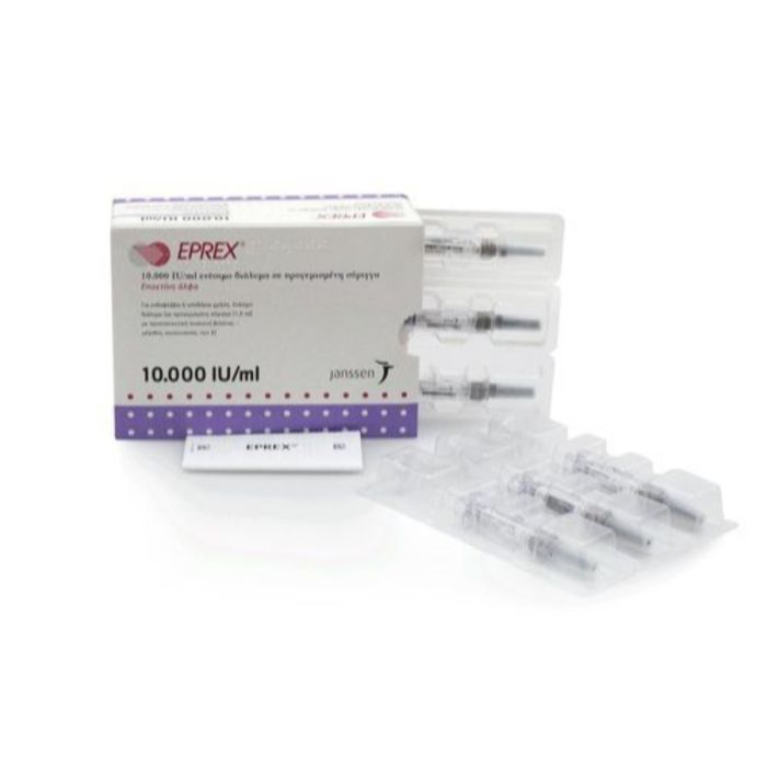 Eprex 10000 IU 1ml Injection with Recombinant Human Erythropoietin Alfa-Epoetin Alfa