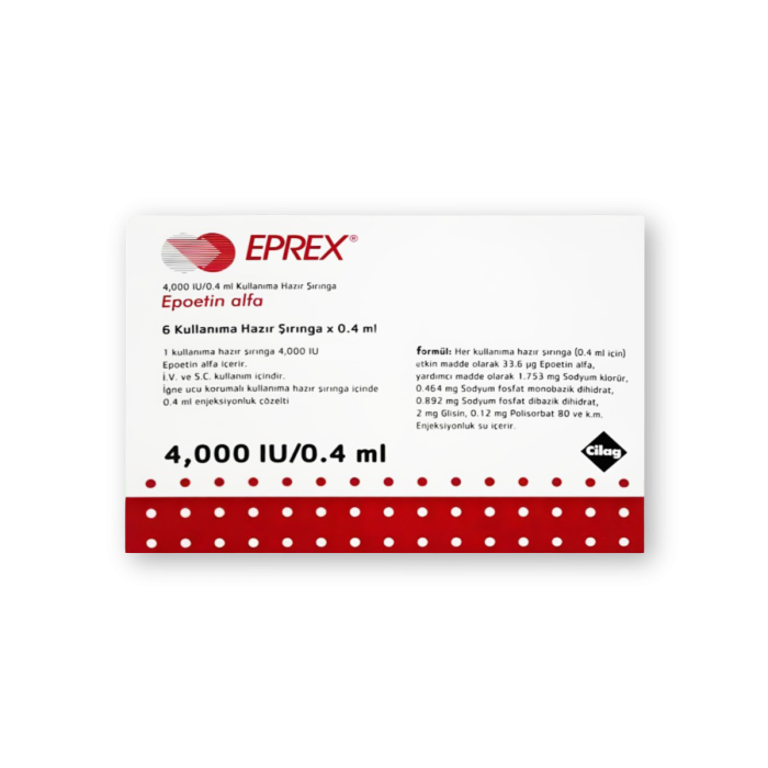 Eprex 4000IU 0.4 ml Injection with Epoetin Alfa                       