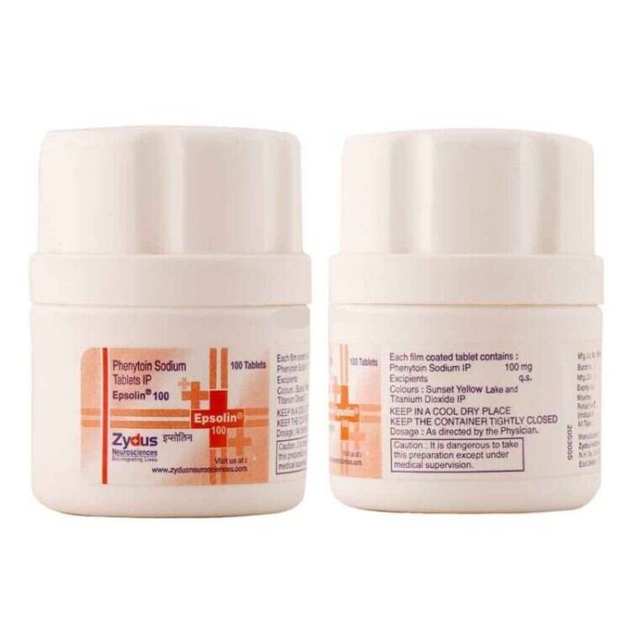 Epsolin 100 Tablet with Phenytoin